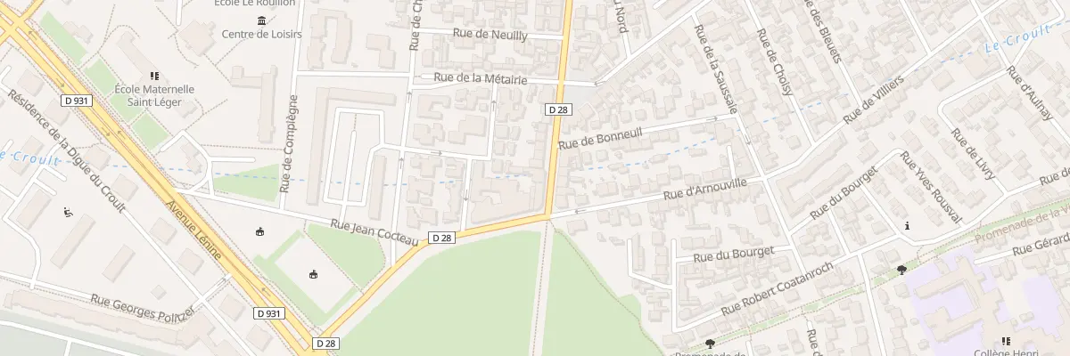 Plan du 41 Rue Henri Barbusse à Saint-Denis
