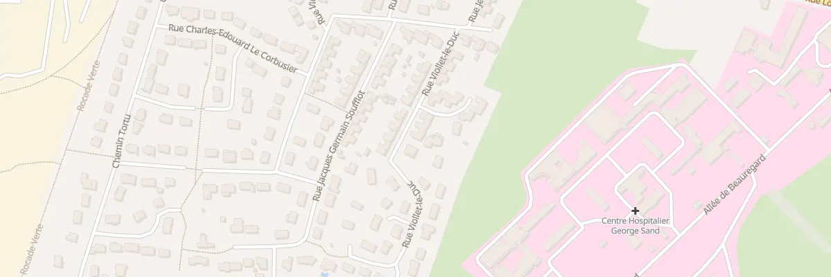 Plan du 27 Rue Viollet-le-Duc à Bourges
