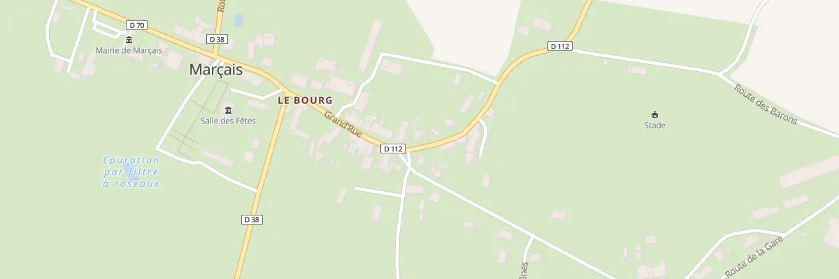 Plan du 1 Rue du Stade à Marçais