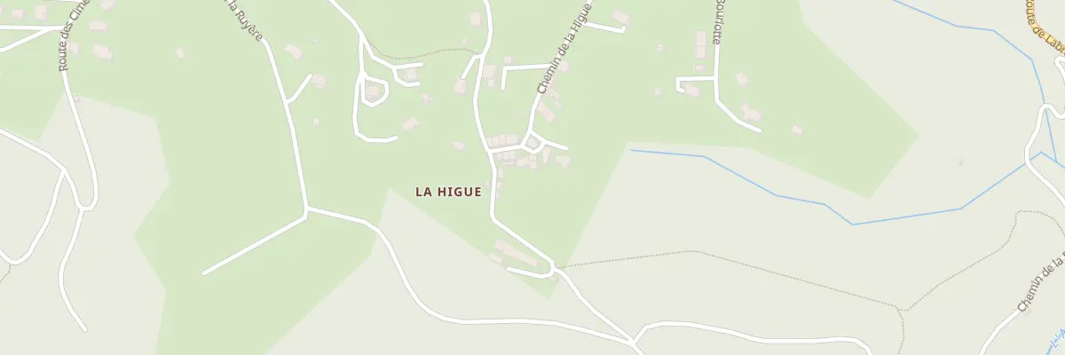 Plan du 33 Ham La Higue à Mazamet