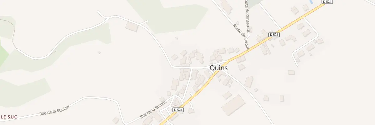 Plan du 5014 Quins à Quins