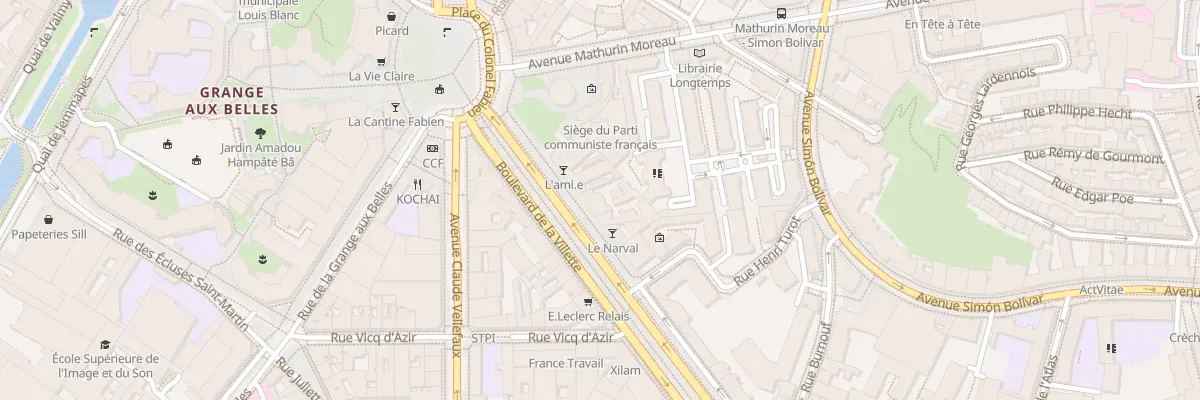 Plan du 108 Bd de la Villette à Paris 19e Arrondissement