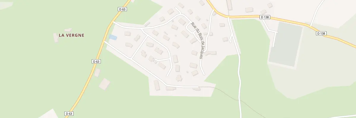 Plan du 7 Lavergne à Saint-Exupéry-les-Roches