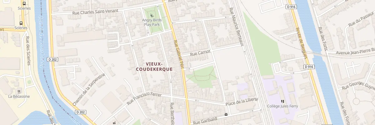 Plan du 32 Rue Gabriel Péri à Coudekerque-Branche