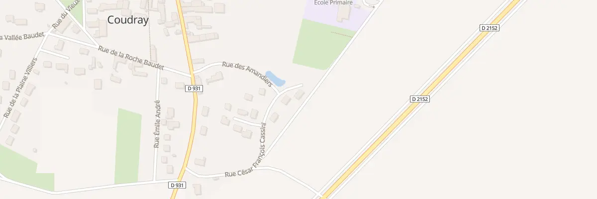 Plan du 2 Rue Cesar Francois Cassini au Malesherbois