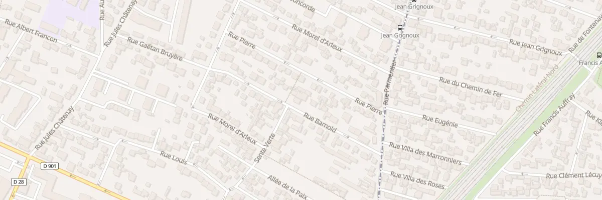 Plan du 26 Rue Barnold à Saint-Denis