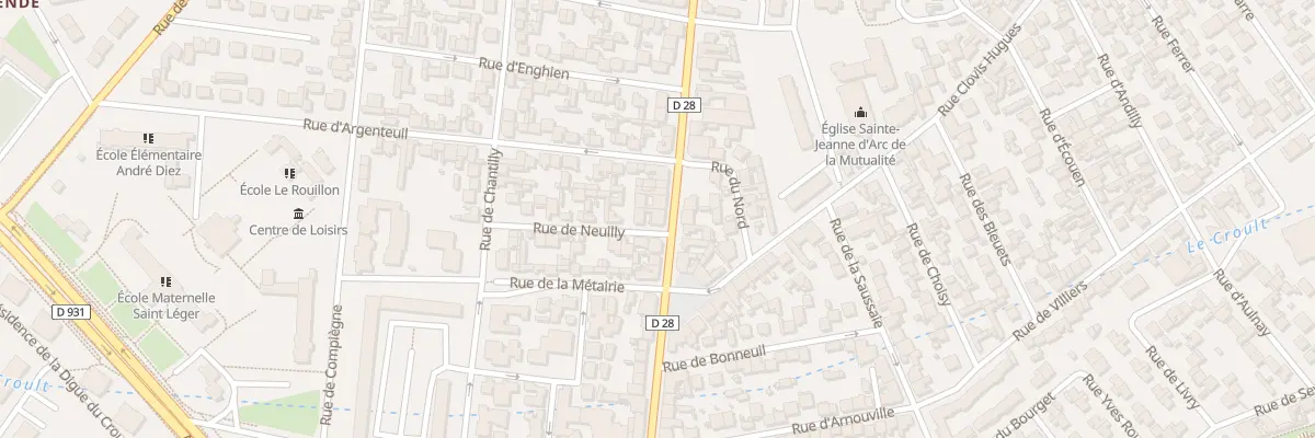 Plan du 67 Rue Henri Barbusse à Saint-Denis