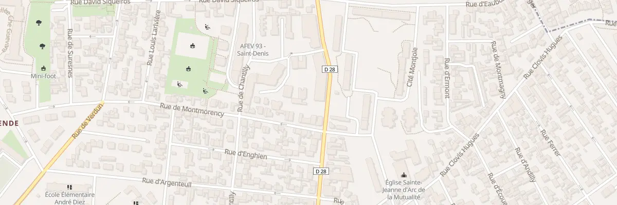 Plan du 97 Rue Henri Barbusse à Saint-Denis