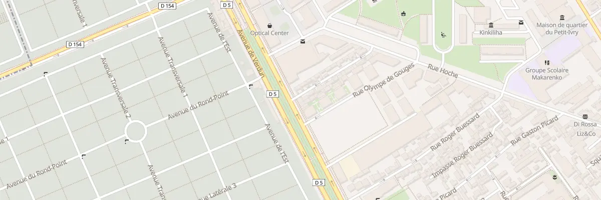 Plan du 109 Av de Verdun à Ivry-sur-Seine
