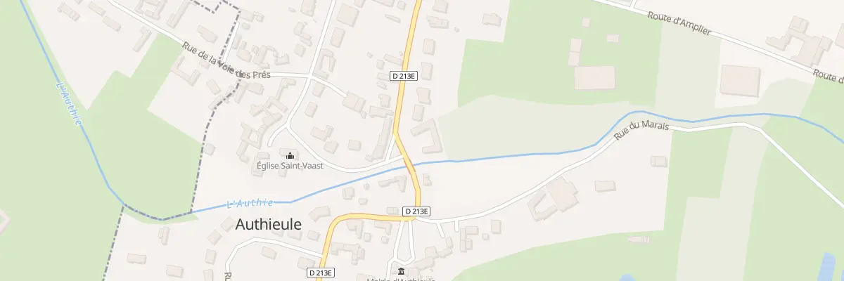 Plan du 1 Rue du Château à Authieule