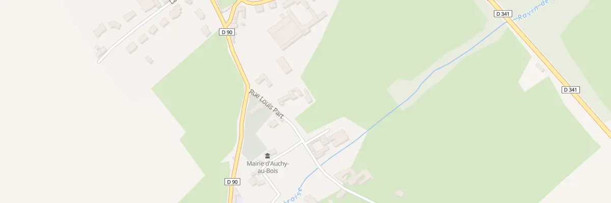 Plan du 5 Rue Louis Part à Auchy-au-Bois