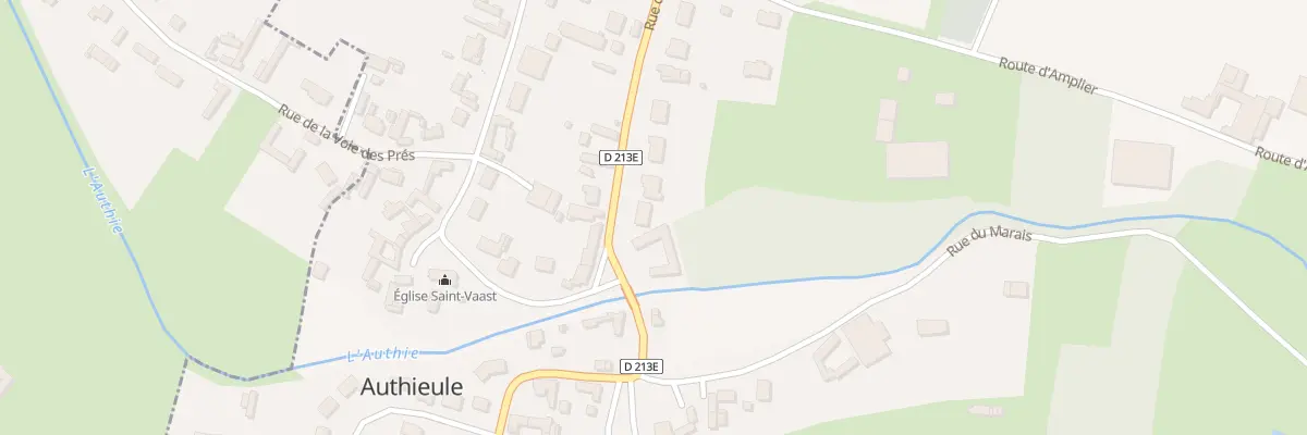 Plan du 1B Rue du Château à Authieule