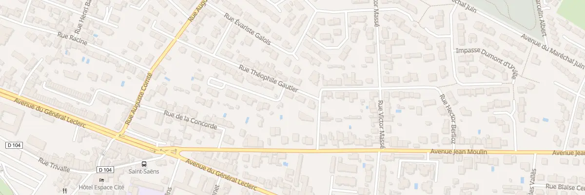 Plan du 22T Rue Theophile Gautier à Carcassonne