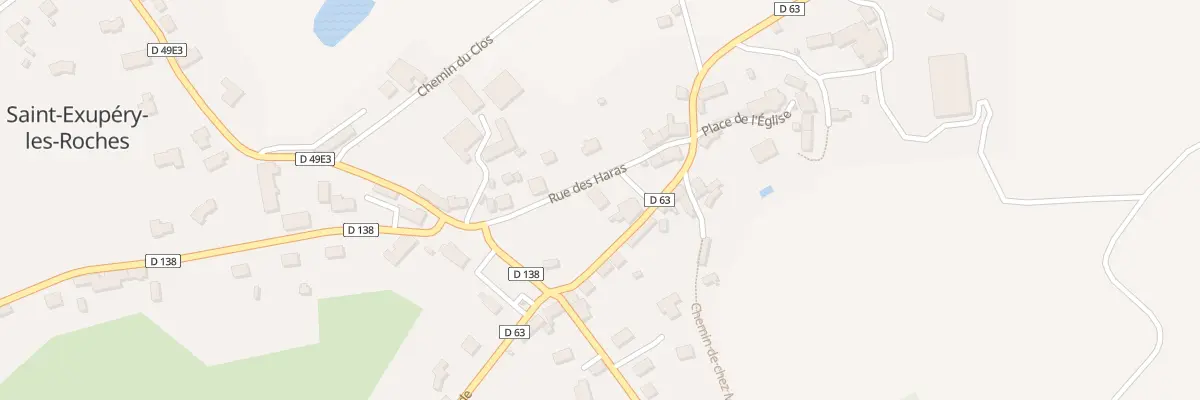 Plan du 5073A Le Bourg à Saint-Exupéry-les-Roches
