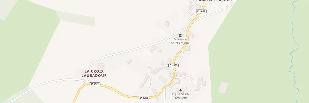 Plan du 5027 Le Bourg à Saint-Fréjoux