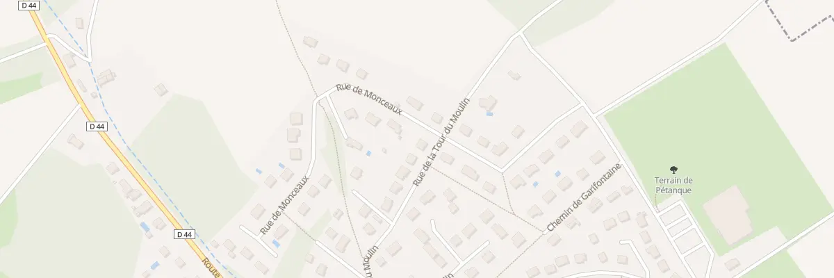Plan du 25 Rue de la Tour du Moulin à Précy-sur-Oise