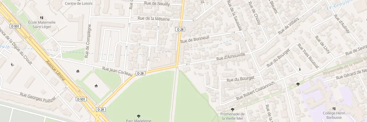 Plan du 36 Rue Henri Barbusse à Saint-Denis