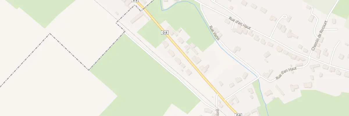 Plan du 20 Rue Nationale à Roëllecourt
