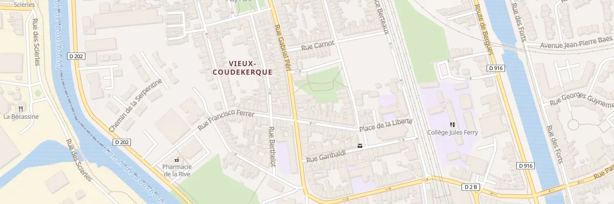 Plan du 18 Rue Gabriel Péri à Coudekerque-Branche