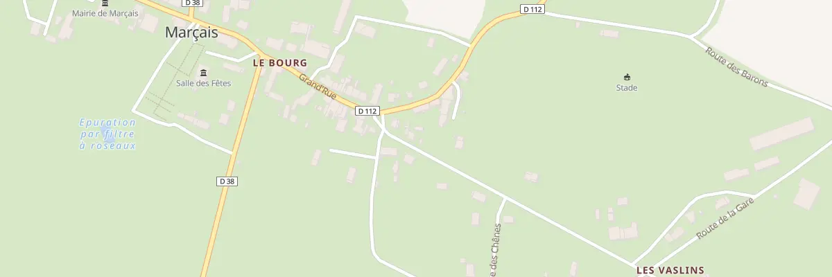Plan du 3 Rue des Vaslins à Marçais