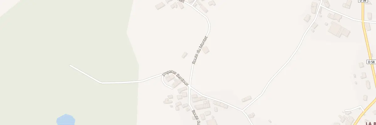 Plan du 25 Rte du Montet à Saint-Martin-d’Auxigny