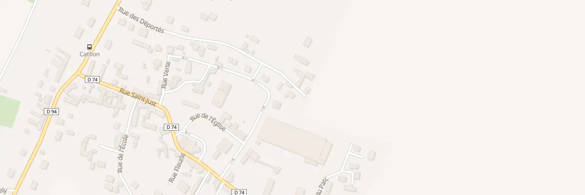 Plan du 57 Rue des Déportés à Catillon-Fumechon