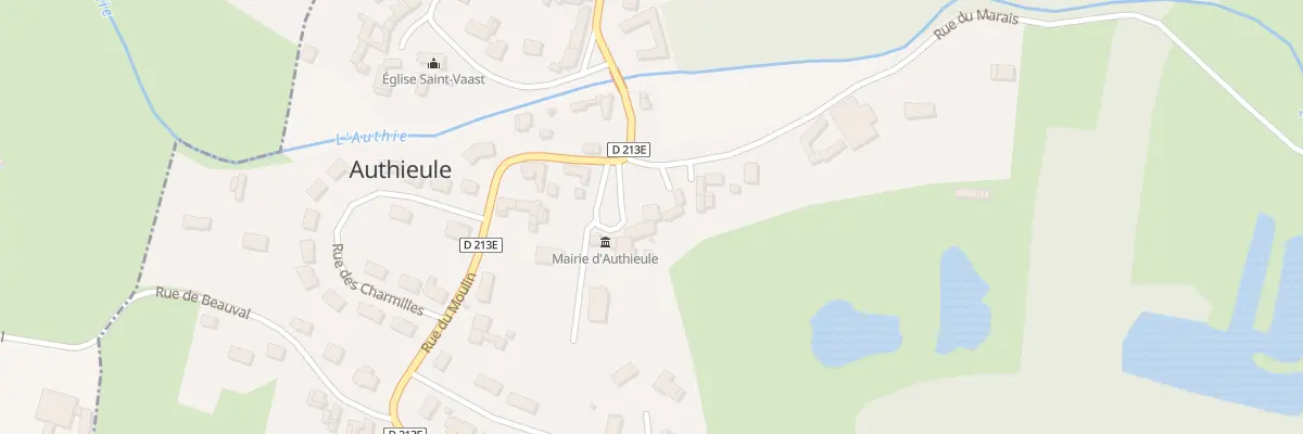 Plan du 6 Pl Place de la Mairie à Authieule