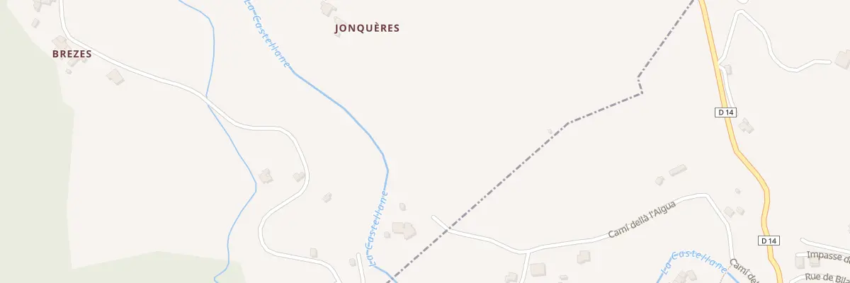 Plan du 1 Jonqueres à Campôme