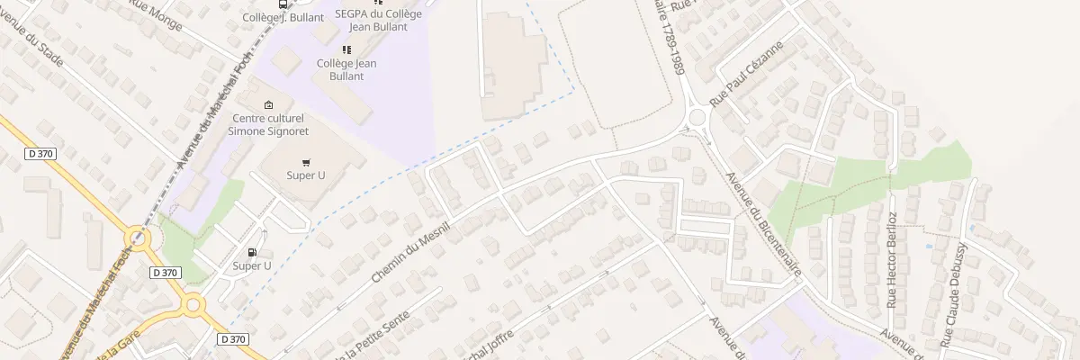 Plan du 12 Rue Charles Moiroud à Écouen