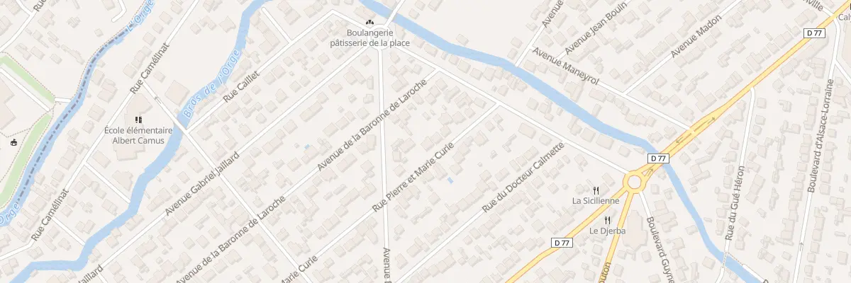 Plan du 14 Rue Pierre et Marie Curie à Viry-Châtillon