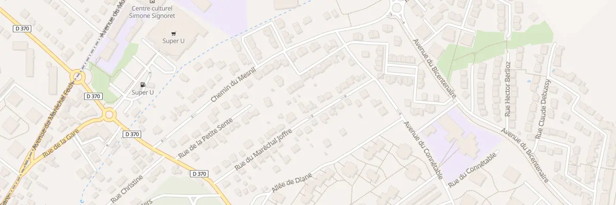 Plan du 21 Rue du Mal Joffre à Écouen