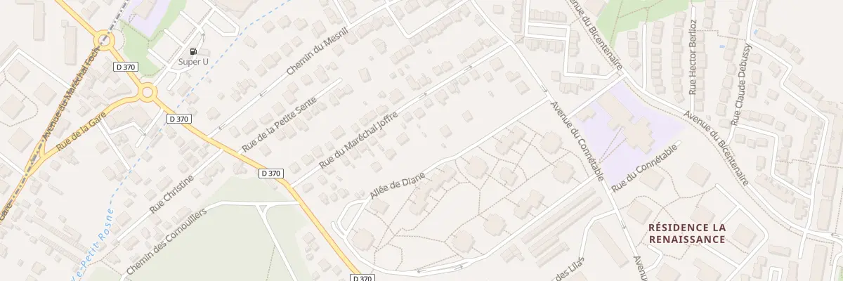 Plan du 18 Rue du Mal Joffre à Écouen