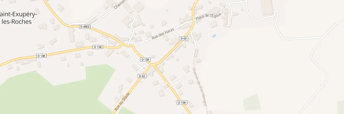 Plan du 13 Rue de la Résistance à Saint-Exupéry-les-Roches