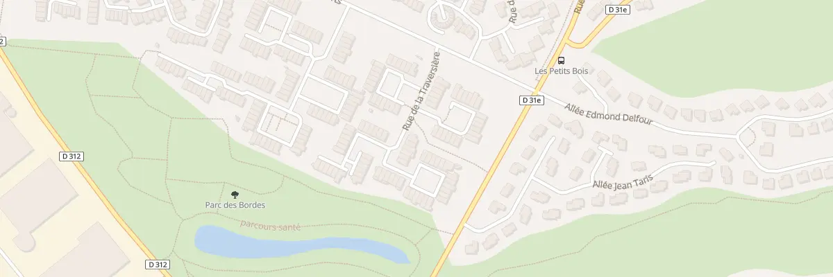 Plan du 13 Rue de la Traversière à Bondoufle
