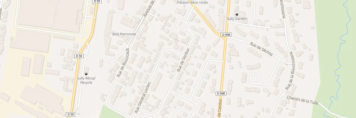 Plan du 1 Rue General Leclerc à Sully-sur-Loire