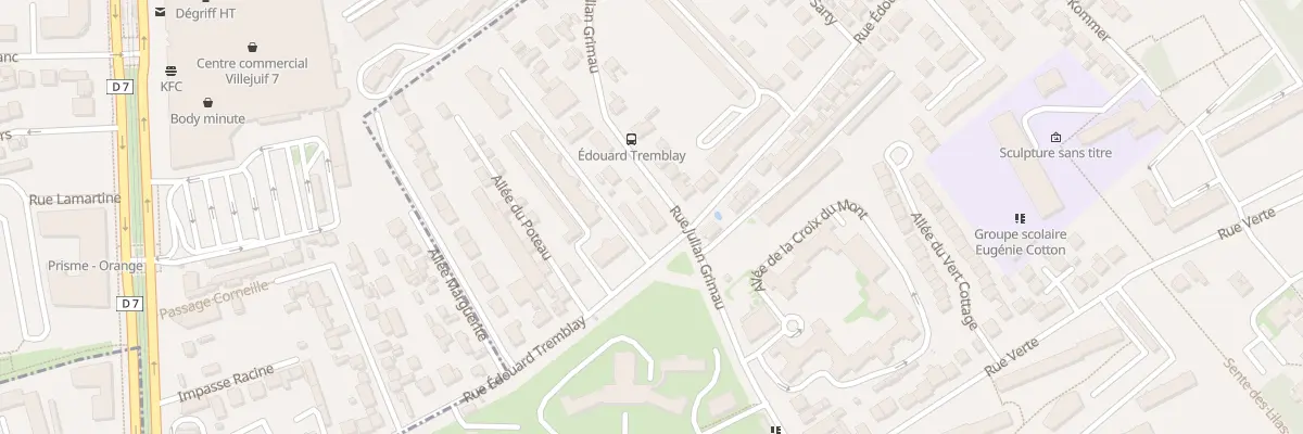 Plan du 223 Rue Julian Grimau à Vitry-sur-Seine