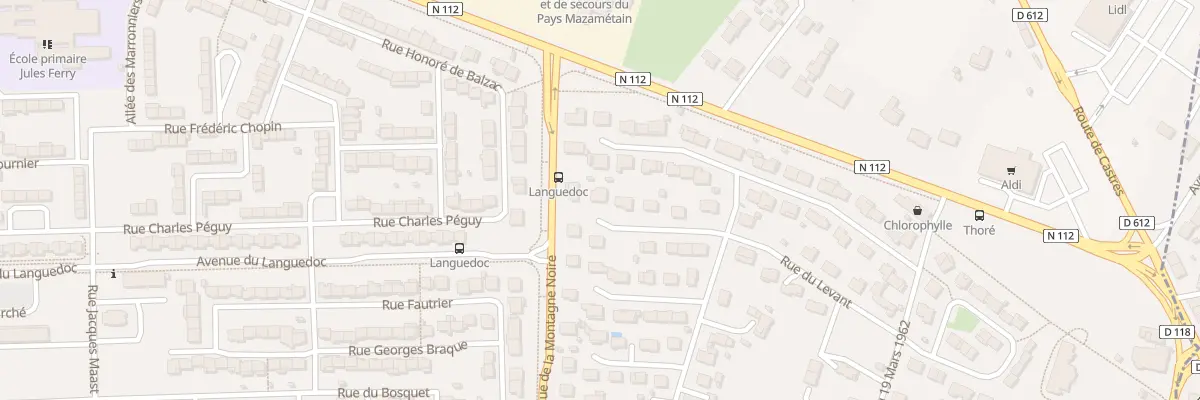 Plan du 10 Rue des Grillons à Aussillon