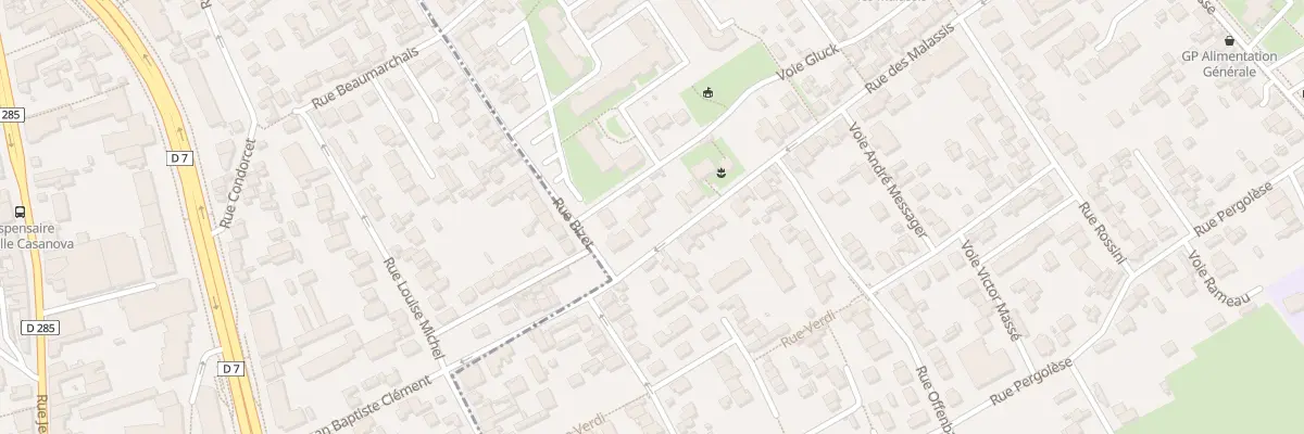 Plan du 92 Rue Malassis à Vitry-sur-Seine
