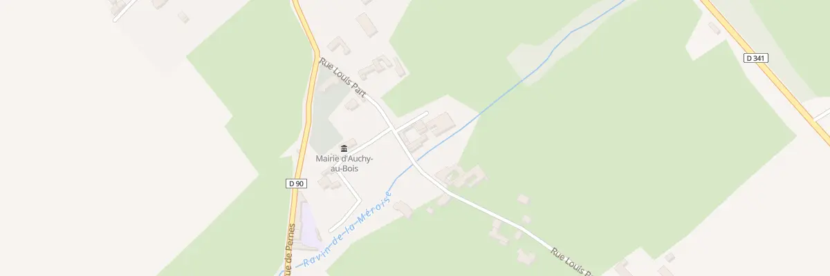 Plan du 7 Rue Louis Part à Auchy-au-Bois