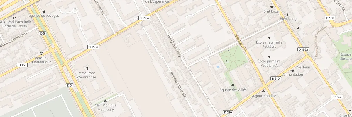 Plan du 50 Rue Jules Ferry à Ivry-sur-Seine