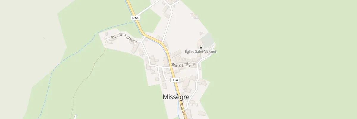 Plan du 40 Le Village à Missègre
