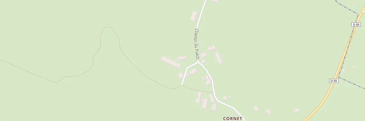 Plan du 21 Cornet à Teissières-de-Cornet