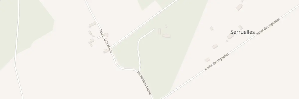 Plan du 2 Rte de la Mairie à Serruelles