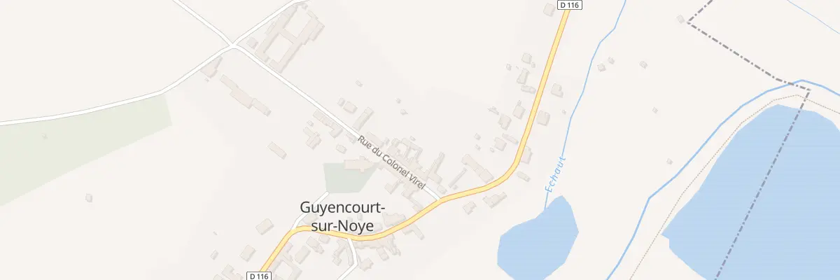 Plan du 8 Rue du Colonel Virel à Guyencourt-sur-Noye