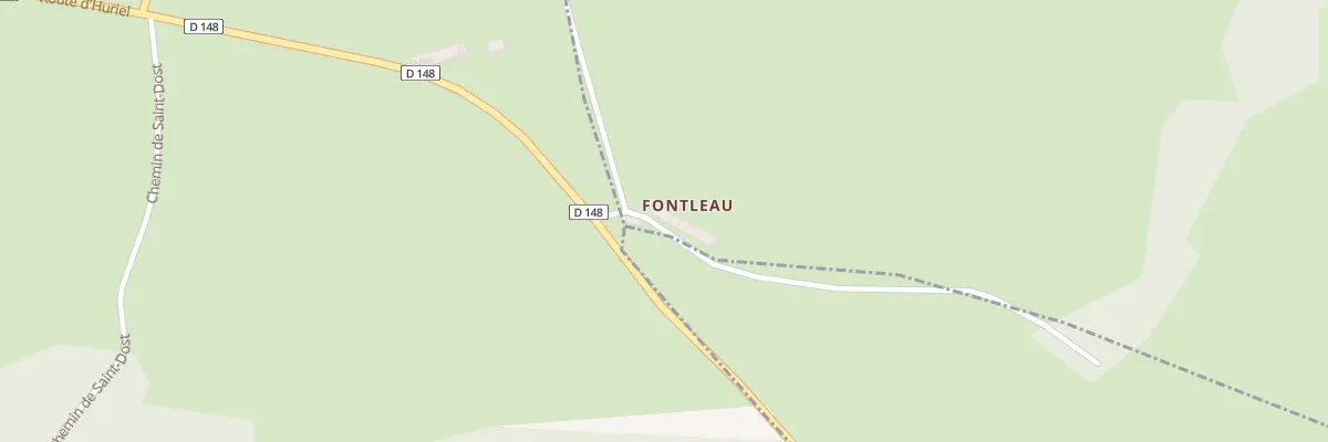Plan du 5186 Fontleau à Chambérat
