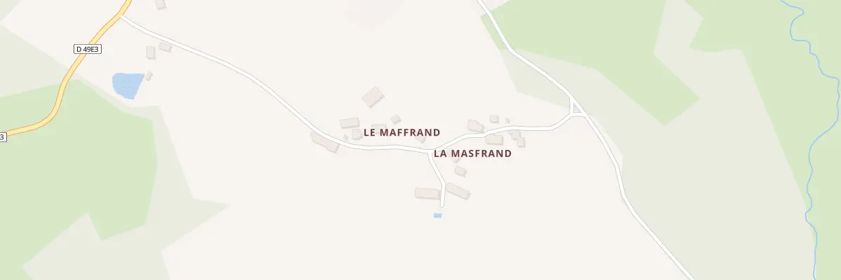Plan du 5107 Le Maffrand à Saint-Fréjoux