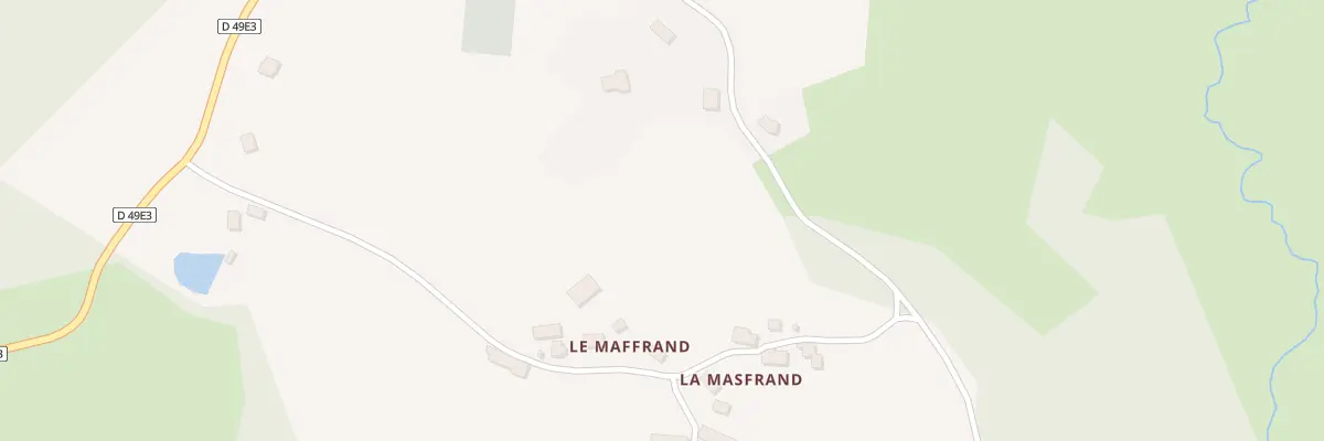 Plan du 11 Le Maffrand à Saint-Fréjoux