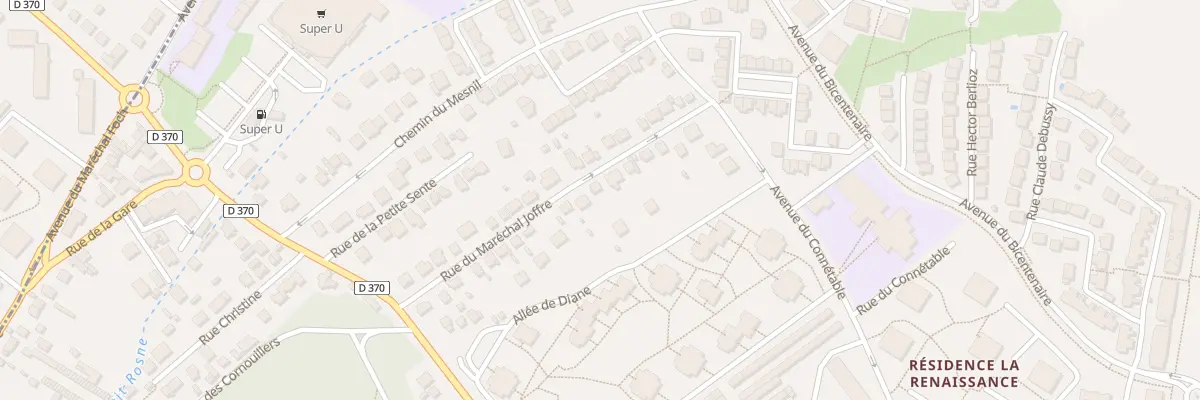 Plan du 22 Rue du Mal Joffre à Écouen