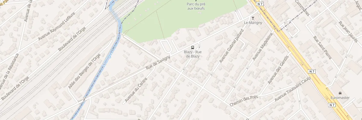 Plan du 21 Rue de Savigny à Viry-Châtillon