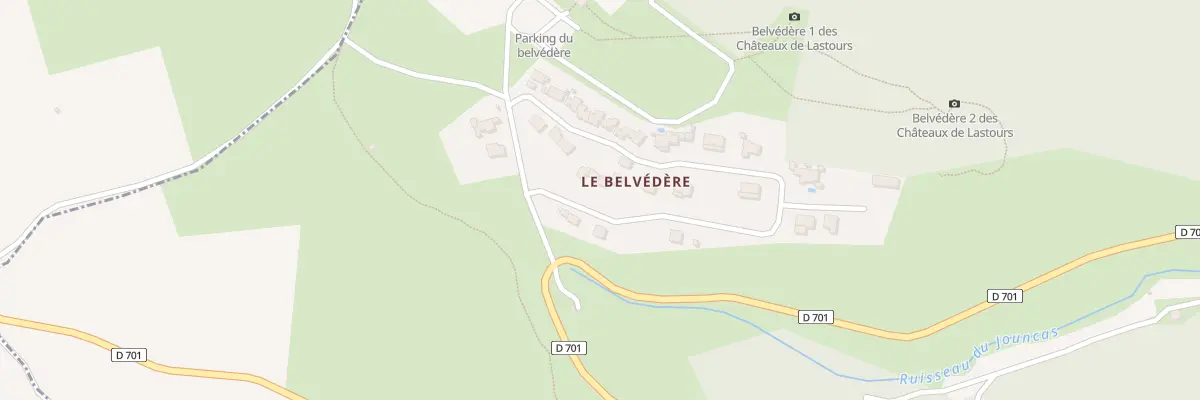 Plan du 5101 A Montfermier à Lastours